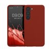 Etui Kwmobile do Samsung Galaxy S23, czerwone, silikonowe, 60273.248