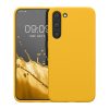 Etui Kwmobile do Samsung Galaxy S23 Plus, żółte, silikonowe, 60274.165
