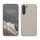 Etui Kwmobile do Samsung Galaxy S23 Plus, jasnoszare, silikonowe, 60274.96