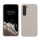 Etui Kwmobile do Samsung Galaxy S23, jasnoszare, silikonowe, 60273.96