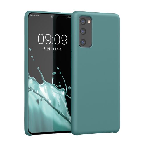 Etui Kwmobile do Samsung Galaxy S20 FE, zielone, silikonowe, 53605.206
