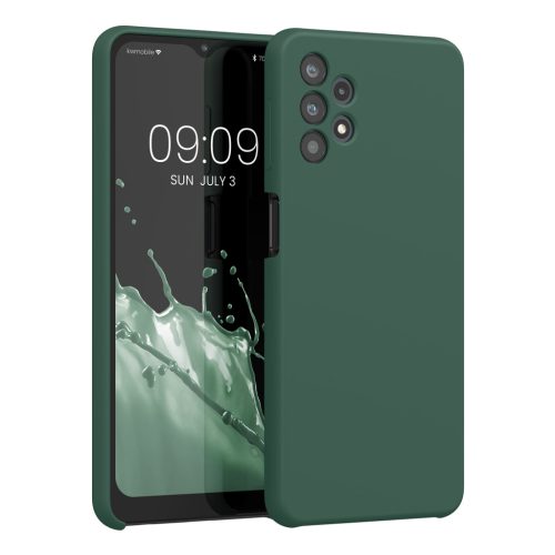 Etui Kwmobile do Samsung Galaxy A32 5G, zielone, silikonowe, 54336.166