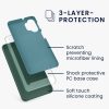 Etui Kwmobile do Samsung Galaxy A32 5G, zielone, silikonowe, 54336.166