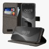 Etui Kwmobile do Motorola Moto E13, szare/czarne, materiał tekstylny/silikon, 61626.22