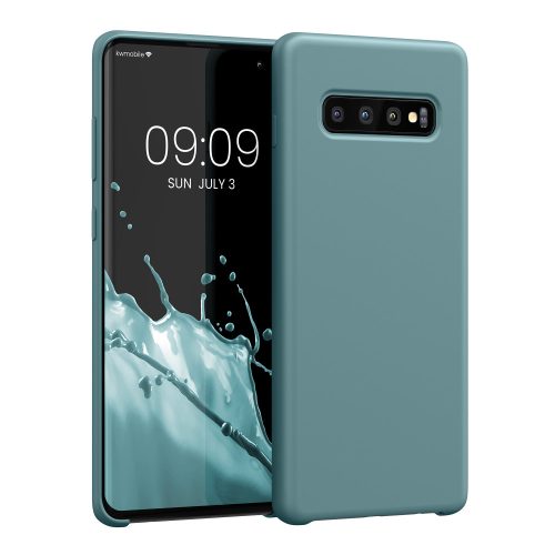 Etui Kwmobile do Samsunga Galaxy S10 Plus, zielone, silikonowe, 49028.206