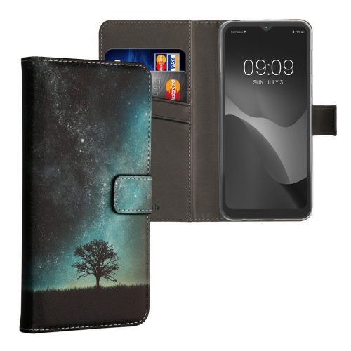 Etui Kwmobile do Motoroli Moto E13, wielokolorowe, eko-skóra/silikon, 61627.01
