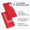 Etui Kwmobile do Samsung Galaxy A50, czerwone, silikonowe, 48715.238