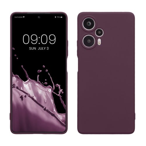 Etui Kwmobile do Xiaomi Poco F5, Fioletowe, Silikonowe, 61638.187
