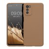 Etui Kwmobile do Motorola Moto G42, kremowe, silikonowe, 59185.246