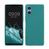 Etui Kwmobile do Sony Xperia 5 V, niebieskie, silikonowe, 61522.57