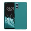 Etui Kwmobile do Sony Xperia 5 V, niebieskie, silikonowe, 61522.57