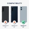 Etui Kwmobile do Sony Xperia 5 V, niebieskie, silikonowe, 61522.57