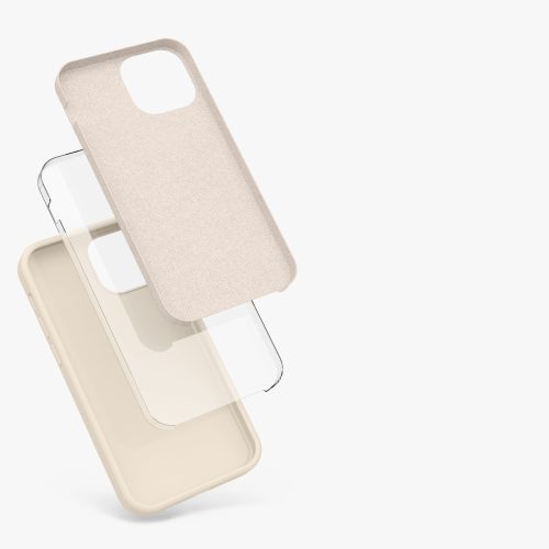 Etui Kwmobile do Apple iPhone 13 Mini, szare, silikonowe, 55877.204