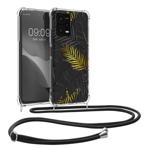 Etui Kwmobile ze smyczą do Xiaomi Redmi Note 12 5G/Poco X5, wielokolorowe, silikonowe, 60892.03