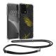 Etui Kwmobile ze smyczą do Xiaomi Redmi Note 12 5G/Poco X5, wielokolorowe, silikonowe, 60892.03