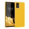 Etui Kwmobile do Samsung Galaxy A71, żółte, silikonowe, 51209.165