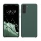 Etui Kwmobile do Samsung Galaxy S21 Plus, zielone, silikonowe, 54066.166