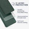 Etui Kwmobile do Samsung Galaxy S21 Plus, zielone, silikonowe, 54066.166
