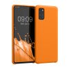 Etui Kwmobile do Samsung Galaxy A41, pomarańczowe, silikonowe, 52301.15