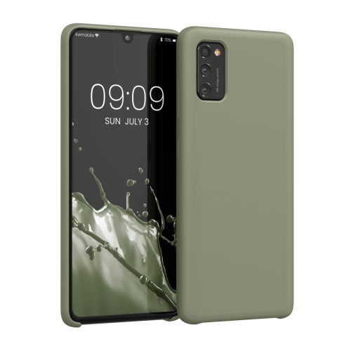 Etui Kwmobile do Samsung Galaxy A41, jasnozielone, silikonowe, 52301.172
