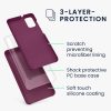 Etui Kwmobile do Samsung Galaxy A41, Fioletowe, Silikonowe, 52301.187