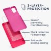 Etui Kwmobile do Samsung Galaxy A41, różowe, silikonowe, 52301.77