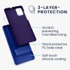 Etui Kwmobile do Samsung Galaxy A71, niebieskie, silikonowe, 51209.134