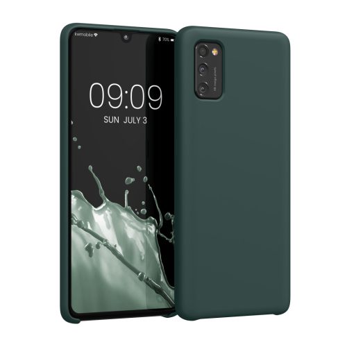 Etui Kwmobile do Samsung Galaxy A41, zielone, silikonowe, 52301.171