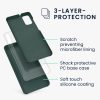 Etui Kwmobile do Samsung Galaxy A41, zielone, silikonowe, 52301.171