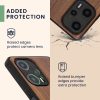 Etui Kwmobile do Xiaomi Poco F5, Brązowe, Drewno/Silikon, 61661.01