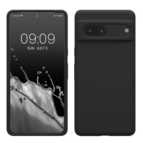 Etui Kwmobile do Google Pixel 7, czarne, silikonowe, 59451.47