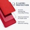 Etui Kwmobile do Google Pixel 7, czerwone, silikonowe, 59451.229