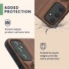 Etui Kwmobile do Samsung Galaxy A14 5G, brązowe, drewno/silikon, 60817.02