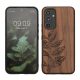 Etui Kwmobile do Samsung Galaxy A54 5G, brązowe, drewno/silikon, 60799.06