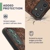 Etui Kwmobile do Samsung Galaxy A54 5G, brązowe, drewno/silikon, 60799.04