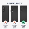 Etui Kwmobile do Samsung Galaxy Z Fold5, różowe, plastikowe, 61679.81