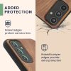 Etui Kwmobile do Samsung Galaxy A54 5G, brązowe, drewno/silikon, 60799.05