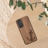 Etui Kwmobile do Samsung Galaxy A54 5G, brązowe, drewno/silikon, 60799.05