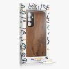 Etui Kwmobile do Samsung Galaxy A54 5G, brązowe, drewno/silikon, 60799.05