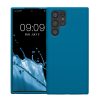 Etui Kwmobile do Samsung Galaxy S22 Ultra, niebieskie, silikonowe, 56765.228