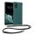Etui Kwmobile ze smyczą do Samsung Galaxy A03s, zielone, silikonowe, 58562.78