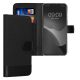 Etui Kwmobile do Motorola Moto G73, czarne, tekstylne/silikonowe, 60833.73