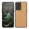 Etui Kwmobile do OnePlus Nord 2T, jasnobrązowe, drewno/silikon, 58766.24
