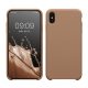 Etui Kwmobile do Apple iPhone XS Max, kremowe, silikonowe, 45909.246