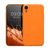 Etui Kwmobile do Apple iPhone XR, pomarańczowe, silikonowe, 49983.15