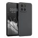 Etui Kwmobile do Honor X8 5G/X6/70 Lite 5G, szare, silikonowe, 59880.232