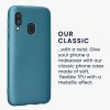 Etui Kwmobile do Samsung Galaxy A40, niebieskie, silikonowe, 48546.251