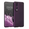 Etui Kwmobile do Honor 90 5G, Ciemny Fiolet, Silikon, 61743.115