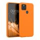 Etui Kwmobile do Google Pixel 5, pomarańczowe, silikonowe, 53778.15