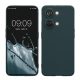 Etui Kwmobile do OnePlus Nord 3 5G, Ciemnozielone, Silikonowe, 61767.202